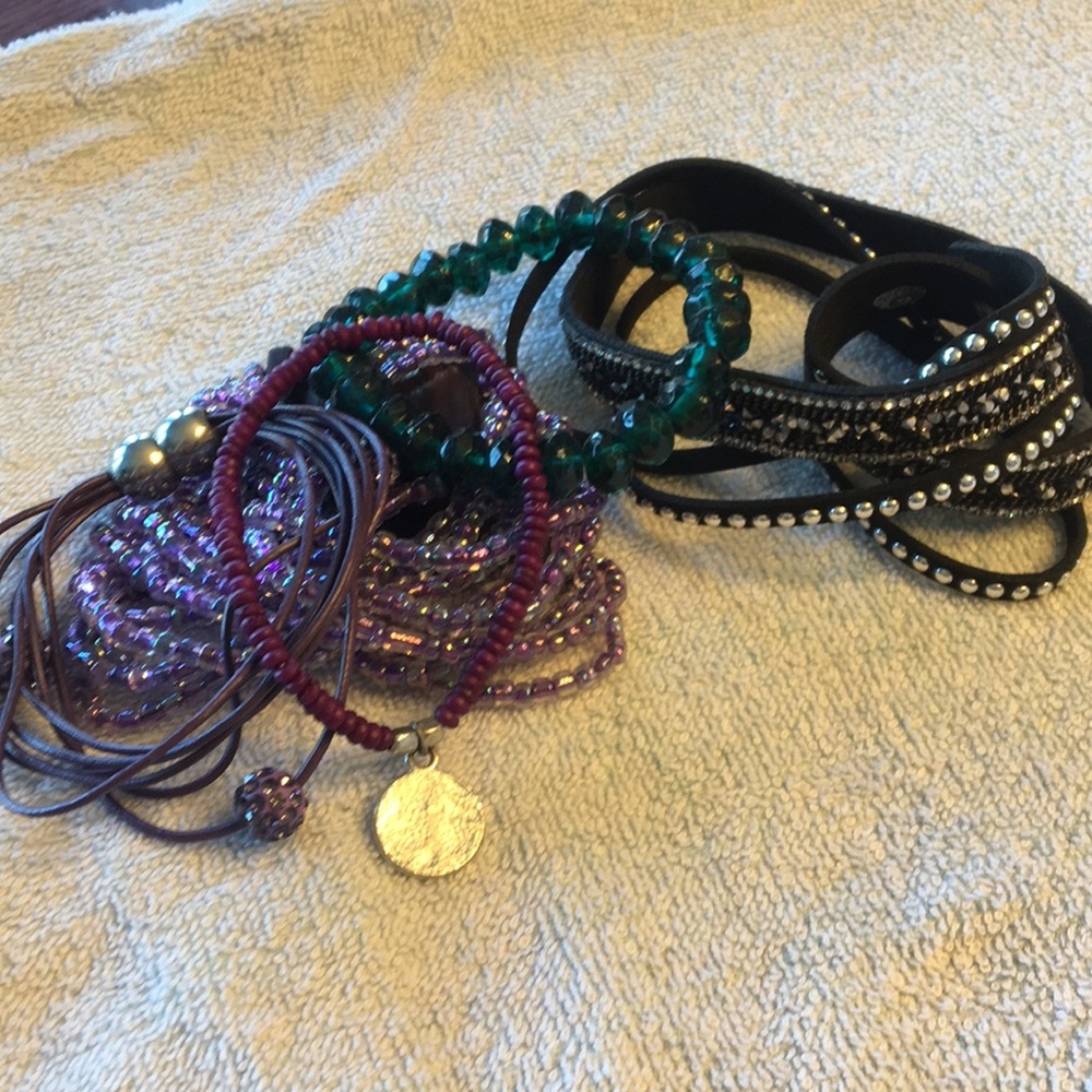 5 bracelets